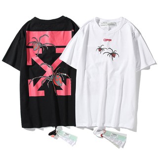 Áo Thun Off-White Tay Ngắn Chất Cotton In Chữ Thời Trang