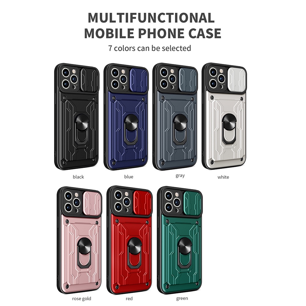 Ốp Điện Thoại Có Ngăn Đựng Thẻ Ẩn Cho iPhone 11 11 Pro 11 Pro Max 12 12 Pro 12 Pro Max 13