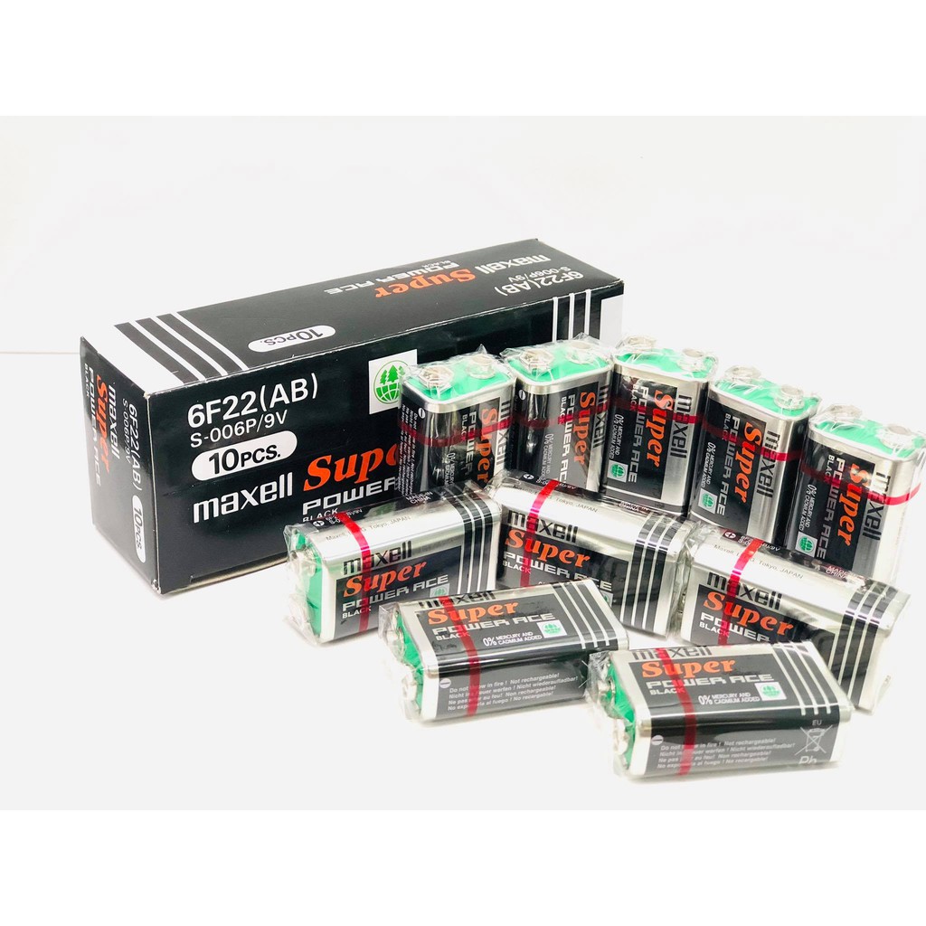 Pin vuông 9v Maxell Super Power Ace - 1 viên