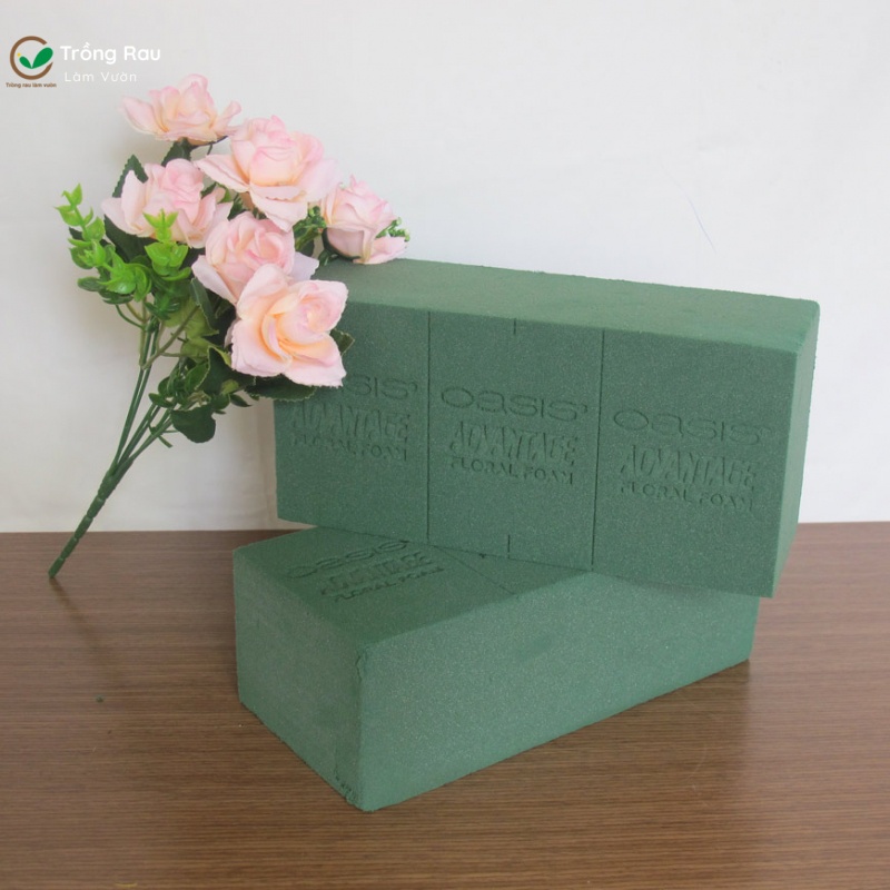 Xốp xanh cắm hoa tươi, hoa khô, hoa sáp, hoa giả trang trí