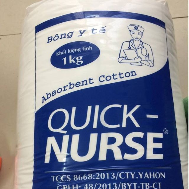 Bông Gòn y tế QUICK-NURSE_1kg