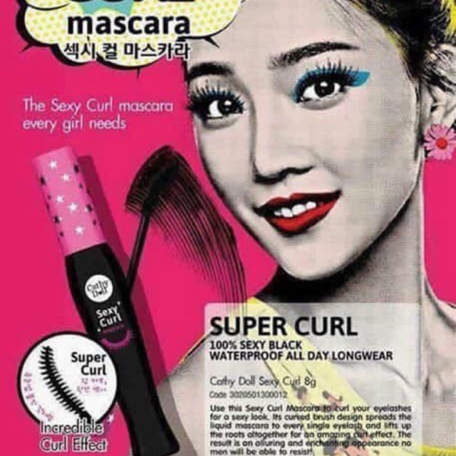 Chuốt mi ko trôi cathy doll 4x