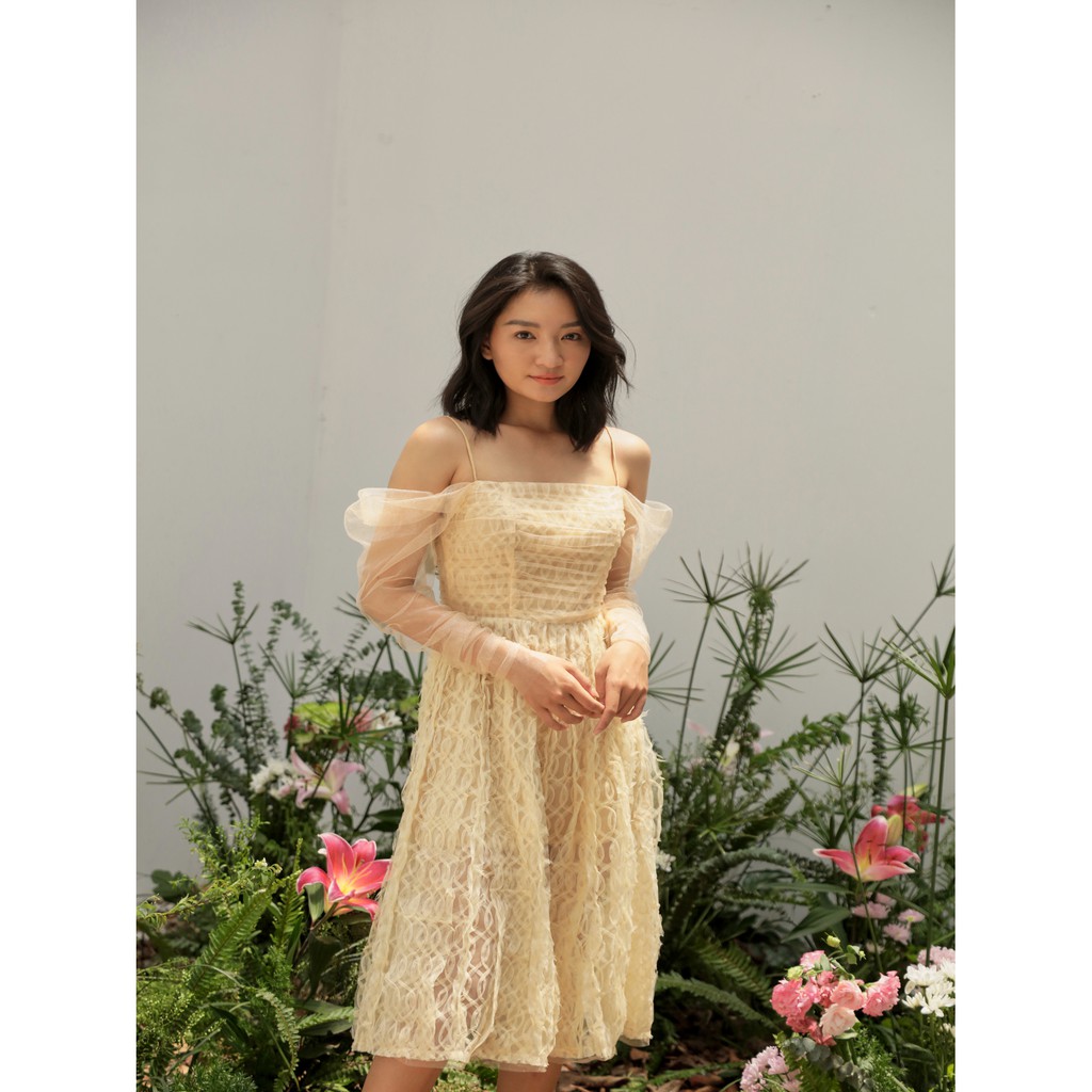 COCOSIN - Đầm Ren Nude