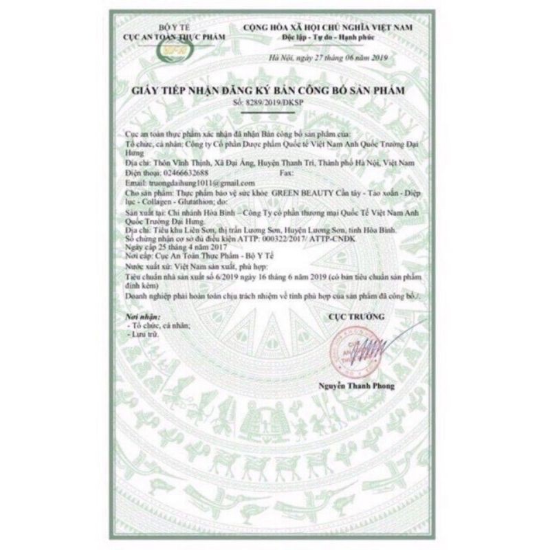 Nước ép Cần Tây Green Beauty (Chính hãng 100%) | BigBuy360 - bigbuy360.vn