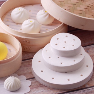 [HÀNG CÓ SẴN] Giấy Nến Tròn Đục Lỗ Cho Nồi Chiên Không Dầu / Hấp Bánh nhiều size - T0189