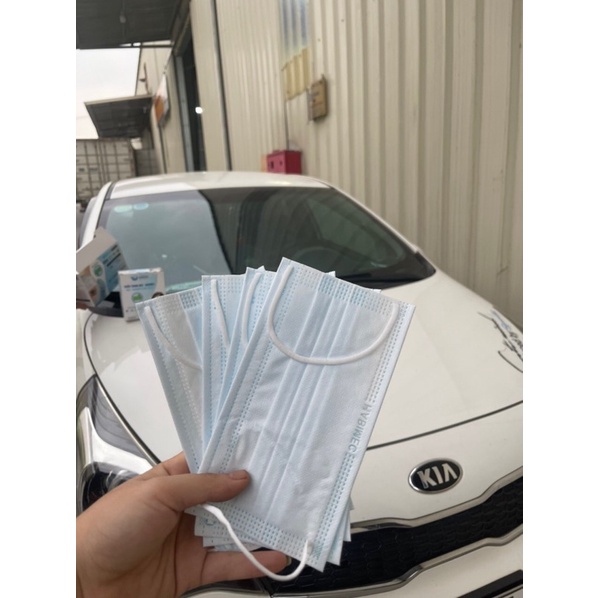 Khẩu trang y tế 4 lớp kháng khuẩn màu Trắng,  màu Xanh chống bụi, chống khuẩn