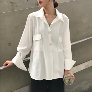 Somi trắng cổ bẻ hàn quốc order taobao