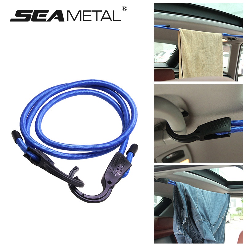 SEAMETAL Dây Ràng Hành Lý 1.5M Co Giãn Có Thể Điều Chỉnh Cho Xe Hơi