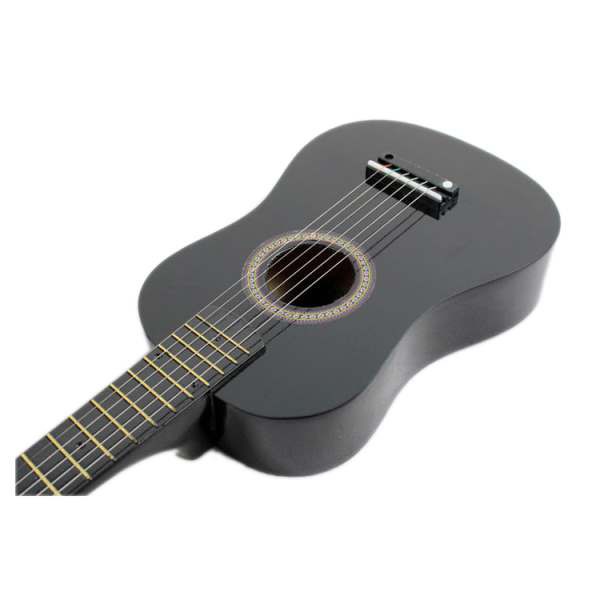 Đàn guitar acoustic mini màu đen 23inch thiết kế xinh xắn nhỏ gọn