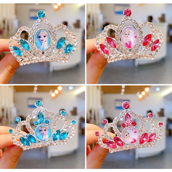 Vương miện cài tóc hình ELSA cho bé gái