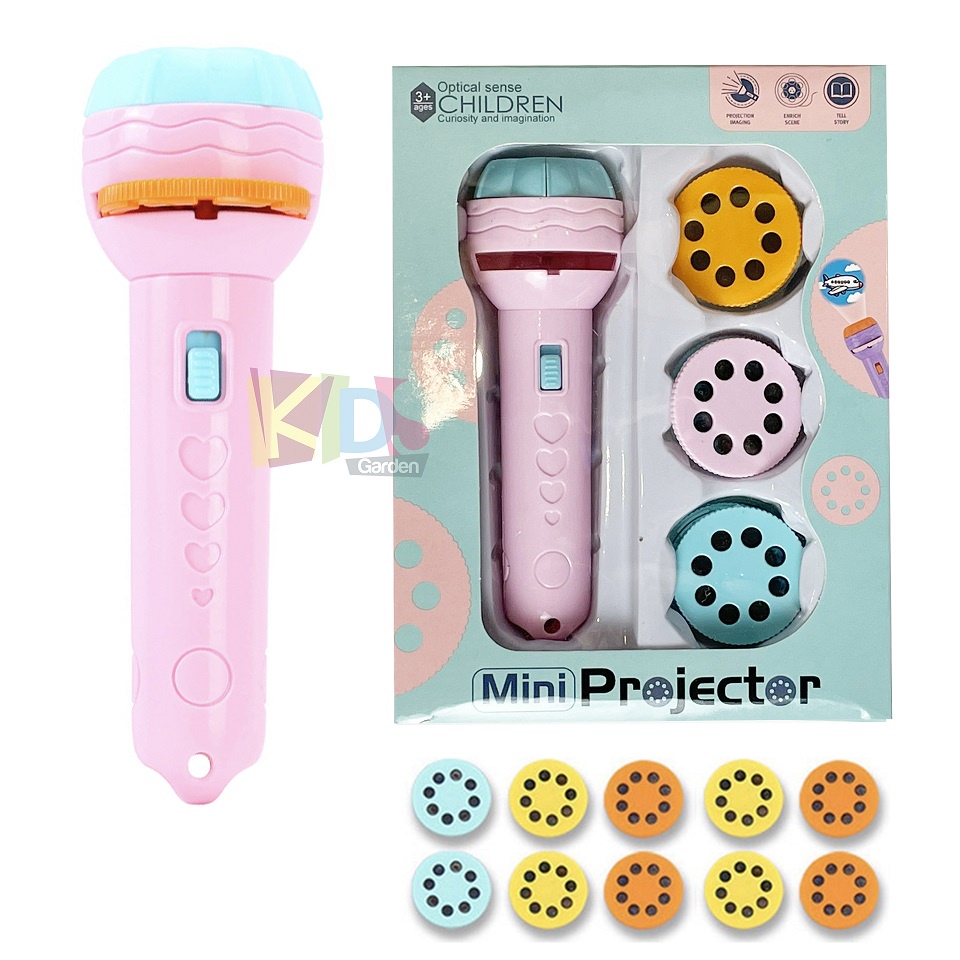 Đồ Chơi Đèn Pin Chiếu Hình Cho Bé Với Nhiều Chủ Đề Đa Dạng Dcgd03 Kids Garden
