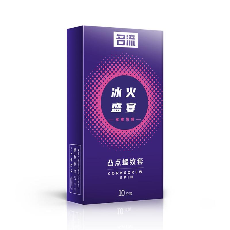 Bao cao su nội địa trung CORKSCREWSPIN, bcs gai nhỏ nhiều gel kéo dài thời gian quan hệ
