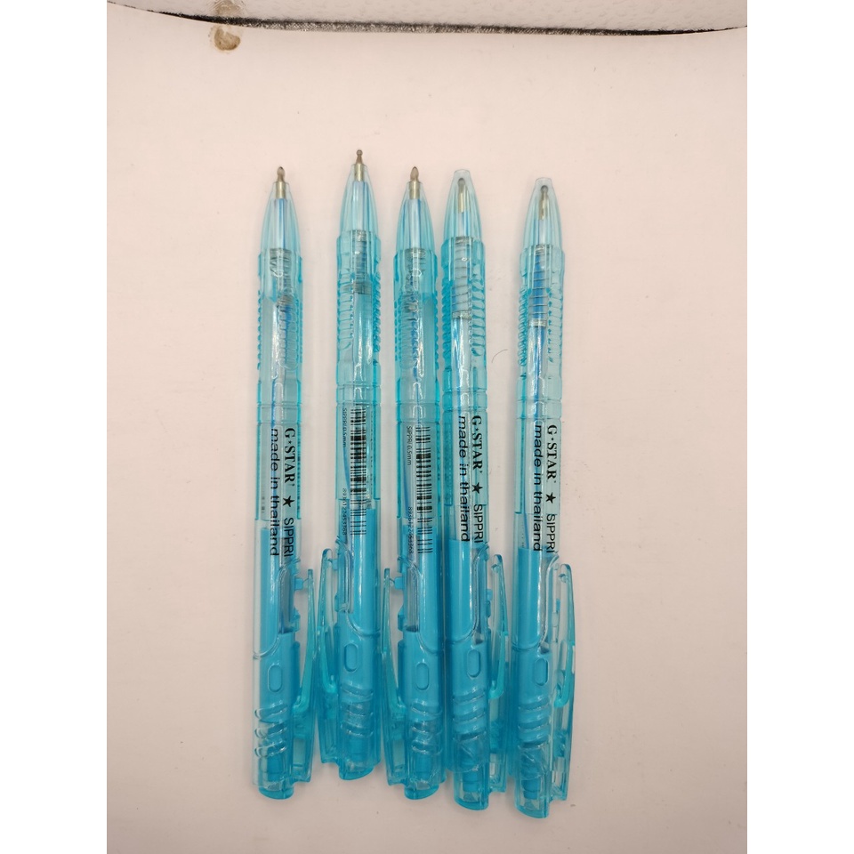 COMBO 5 CÂY VIẾT BI MÀU XANH TRONG SIPPRI