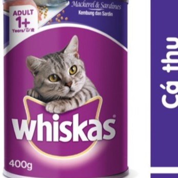 Pate cho mèo WHISKAS Lon 400g
