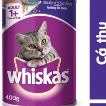 Pate cho mèo WHISKAS Lon 400g(ComBo 10lon)