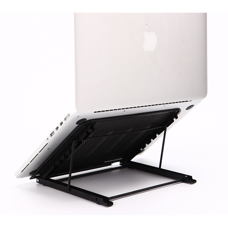 Giá đỡ laptop kim loại Helios có 6 nắt tăng chỉnh chiều cao S8 Shalla