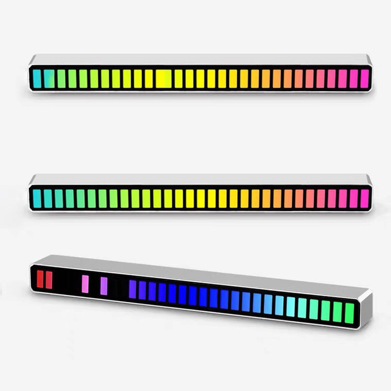 Đèn Led Thanh, Đèn Led RGB Nháy Theo Nhạc, Cảm Ứng Âm Thanh Thông Minh, Tích Hợp Micro Thu Âm, ASAKI OFFICIAL