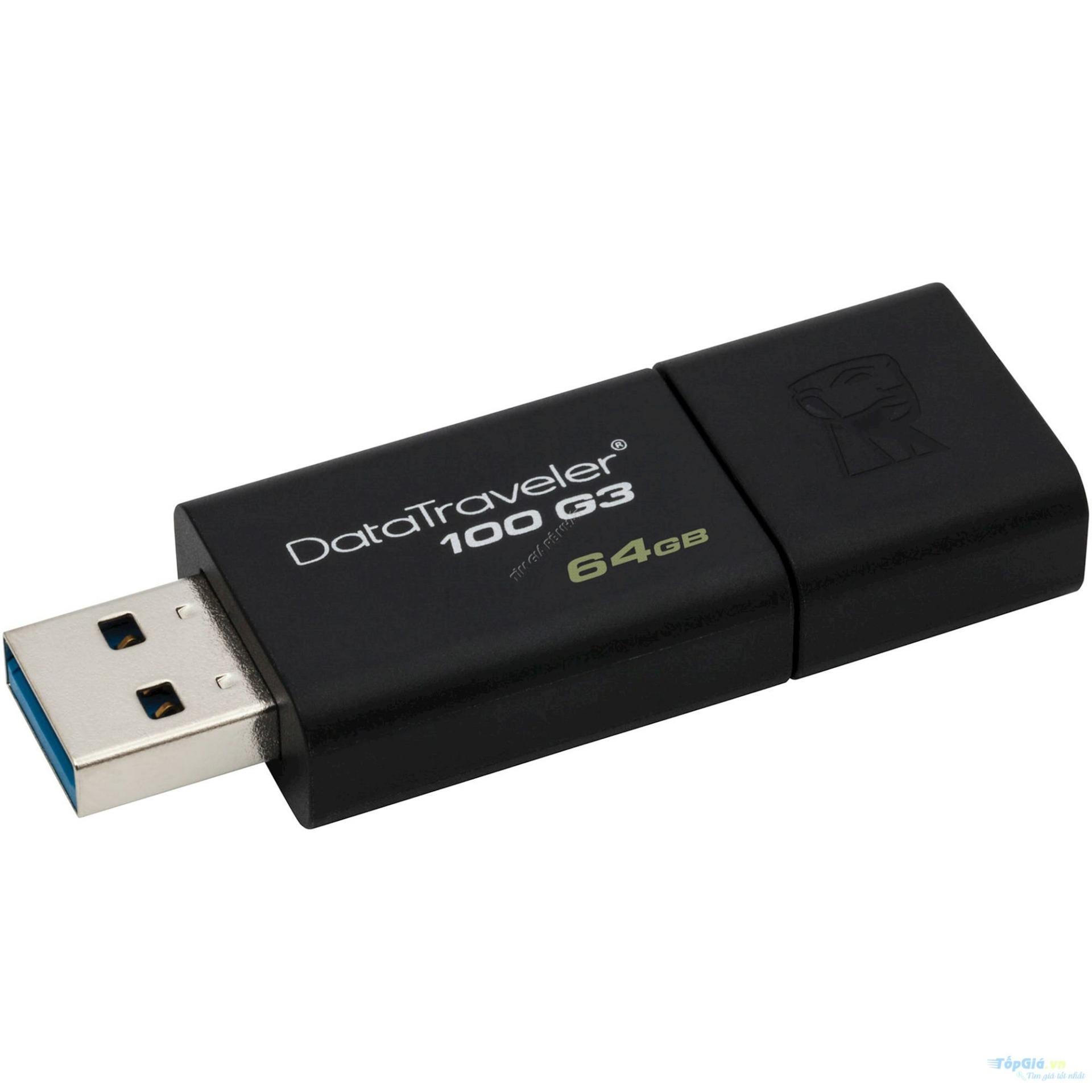 [Giảm giá / triết khấu 12% ] USB 3.0 Kingston DataTraveler 100 - 64GB-Bảo Hành 10 Năm-Hàng Chính Hãng | BigBuy360 - bigbuy360.vn