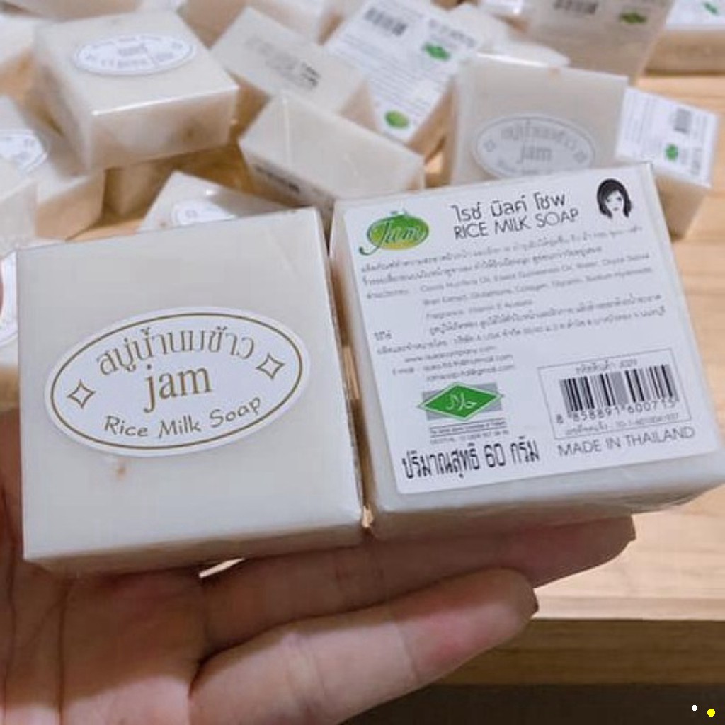 Xà Phòng Gạo Sữa Thái Lan - Bánh Hình Vuông [ XÀ BÔNG THÁI VUÔNG ] | BigBuy360 - bigbuy360.vn