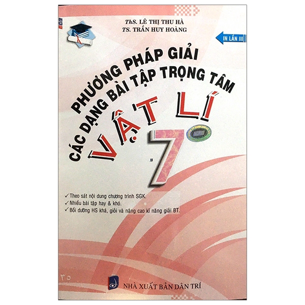 Sách - Phương Pháp Giải Các Dạng Bài Tập Toán Trọng Tâm - Vật Lí 7