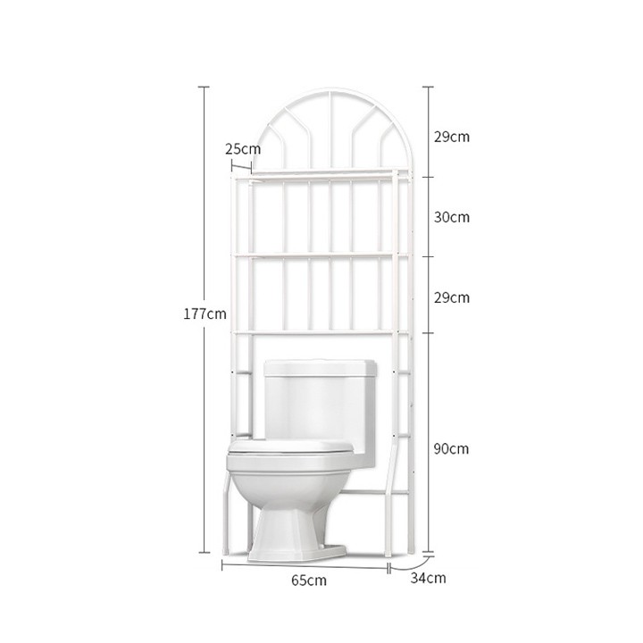 KỆ ĐỂ ĐỒ KHĂN TẮM PHÒNG VỆ SINH SAU TOILET THÔNG MINH