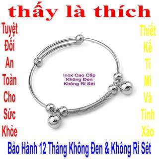 Kiềng đeo chân cho bé trai - An toàn cho trẻ - Cam kết 1 đổi 1 nếu hoen , gỉ sét