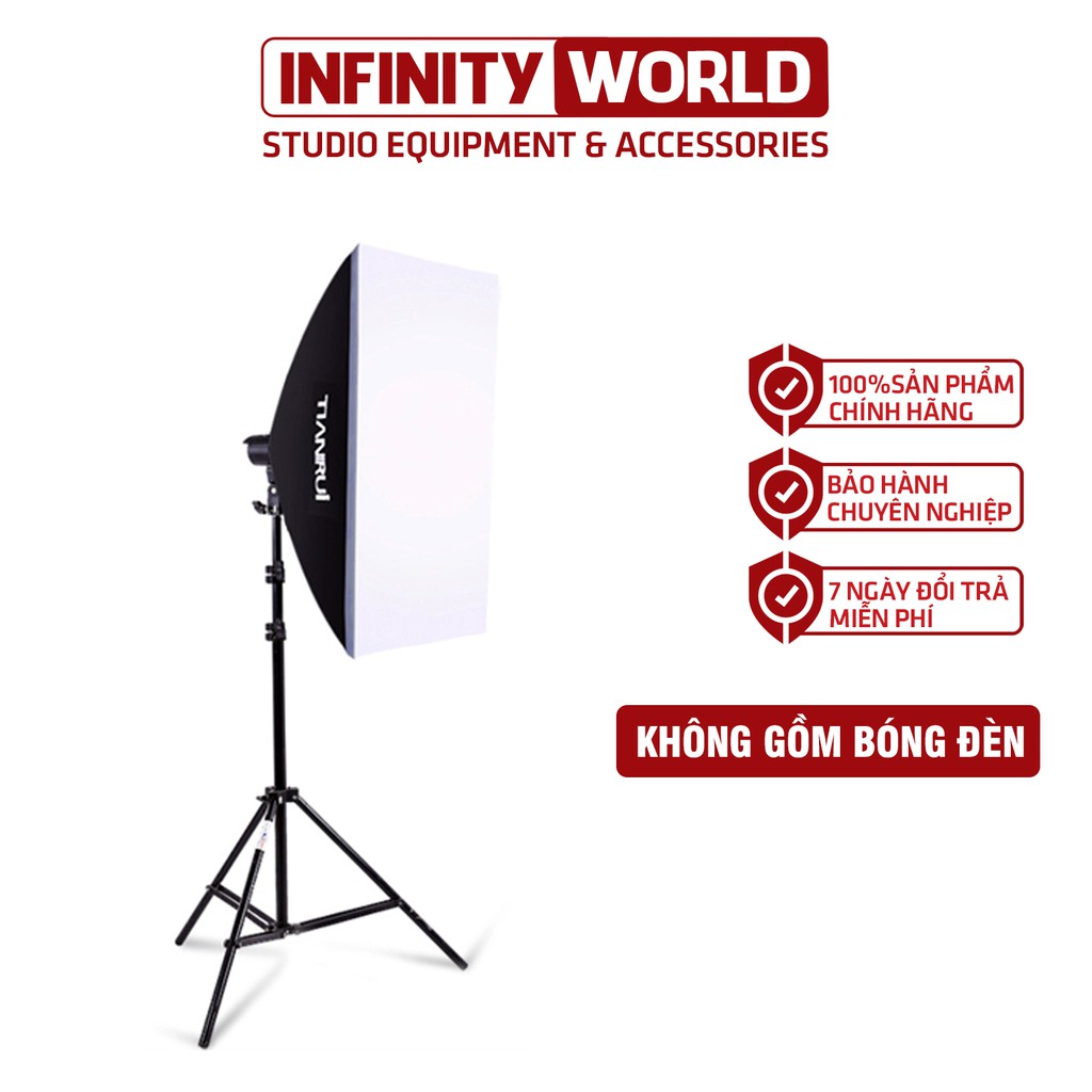 Set 1 đèn softbox chụp ảnh sản phẩm/quay phim chính hãng TIANRUI