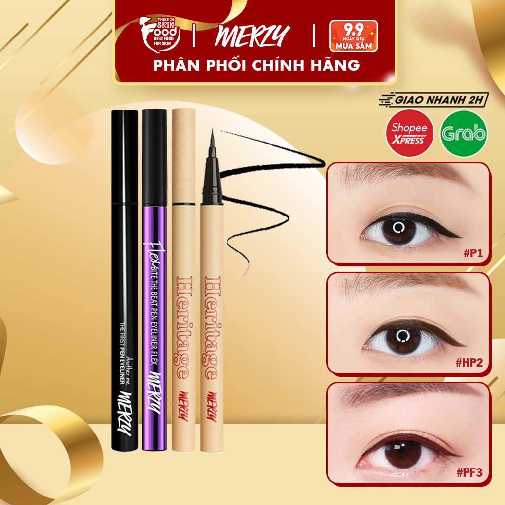Bút kẻ mắt nước chống trôi cao cấp Hàn Quốc Merzy Another Me The First Pen Eyeliner