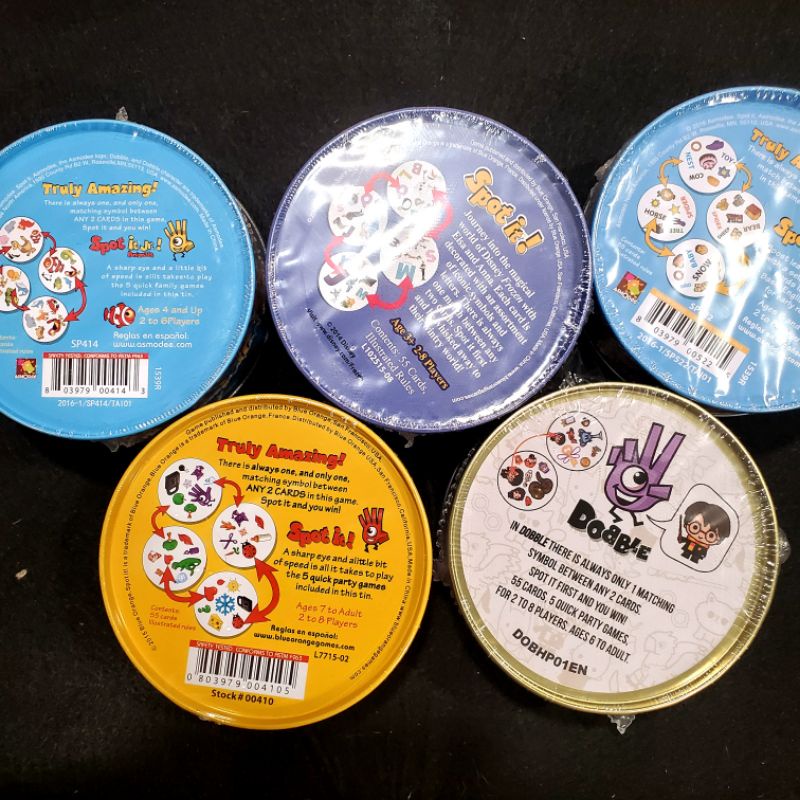 Đồ chơi kích thích tư duy Spot It trò chơi Board Game hấp dẫn cho bé Basic English Alphabet HALLI GALLI