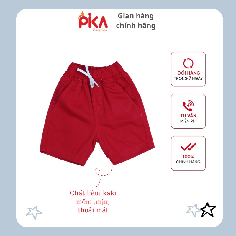 Quần kaki cho bé trai - PIKA KIDS chất liệu kaki mềm -Quần áo trẻ em từ 10-25kg