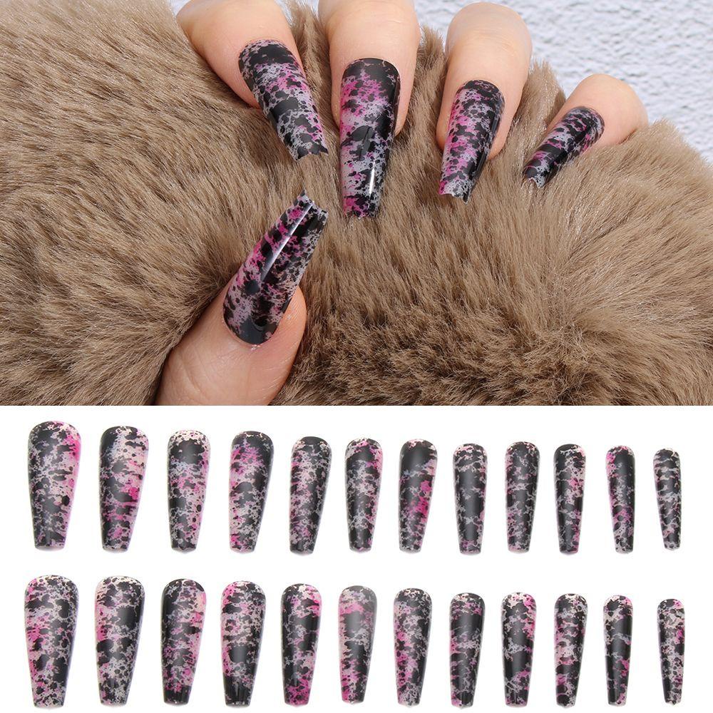 XIANTIN Móng Tay Giả Hình Chữ T Siêu Dài Thời Trang