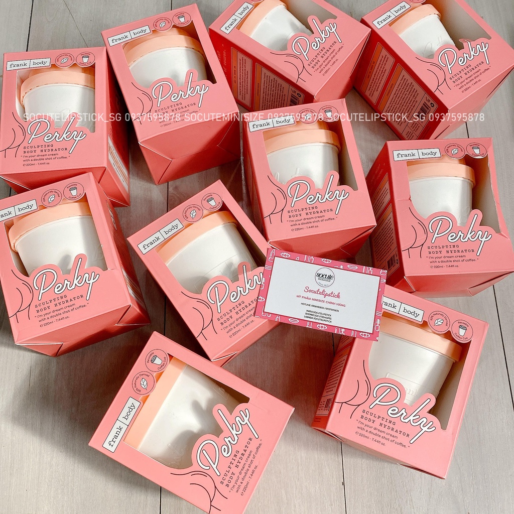 Kem Dưỡng Frank Body Perky Sculpting Body Hydrator Fullbox