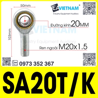 Vòng bi mắt trâu sa 20 t/k