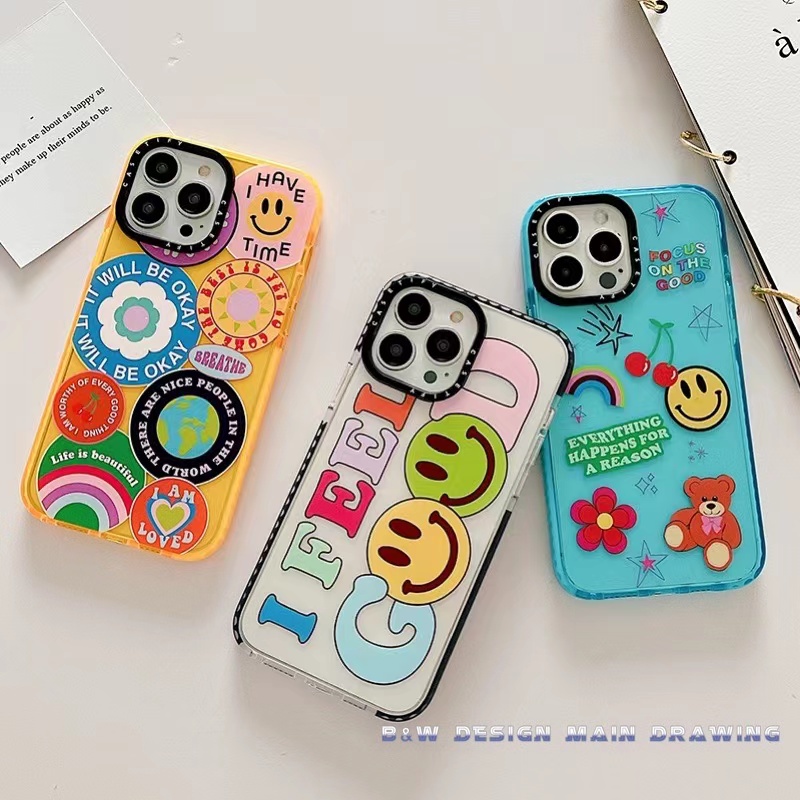 Ốp Điện Thoại Mềm Trong Suốt Chống Sốc Hình Gấu Cho iPhone 14 13 12 11 Pro MAX 14Plus IX XS MAX XR 7Plus 8Plus