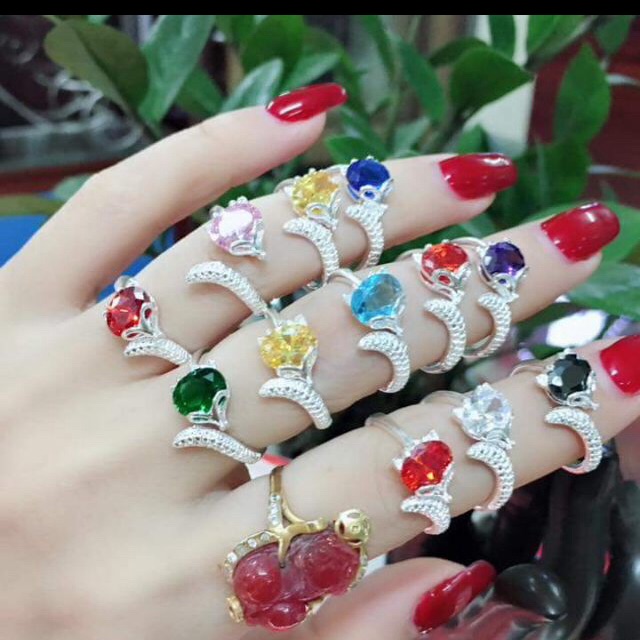 Nhẫn hồ ly bạc
