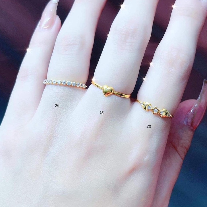 Nhẫn nữ cao cấp nhiều kiểu giáng đẹp