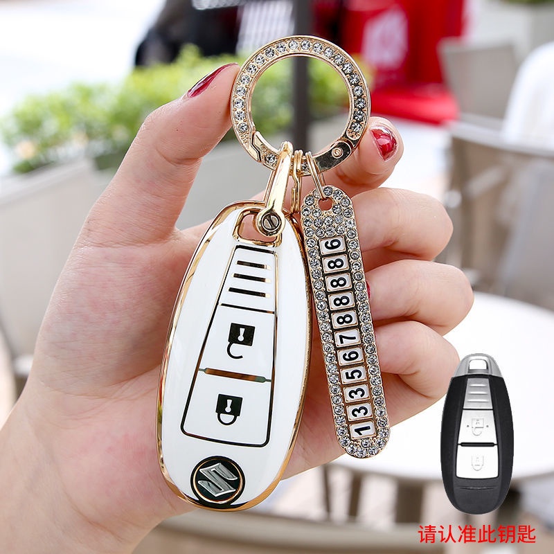 Vỏ Bọc Chìa Khóa Điều Khiển Từ Xa Bằng Tpu Mềm Cho Xe SUZUKI Swift Sport SX4 Scors Grand Vitara
