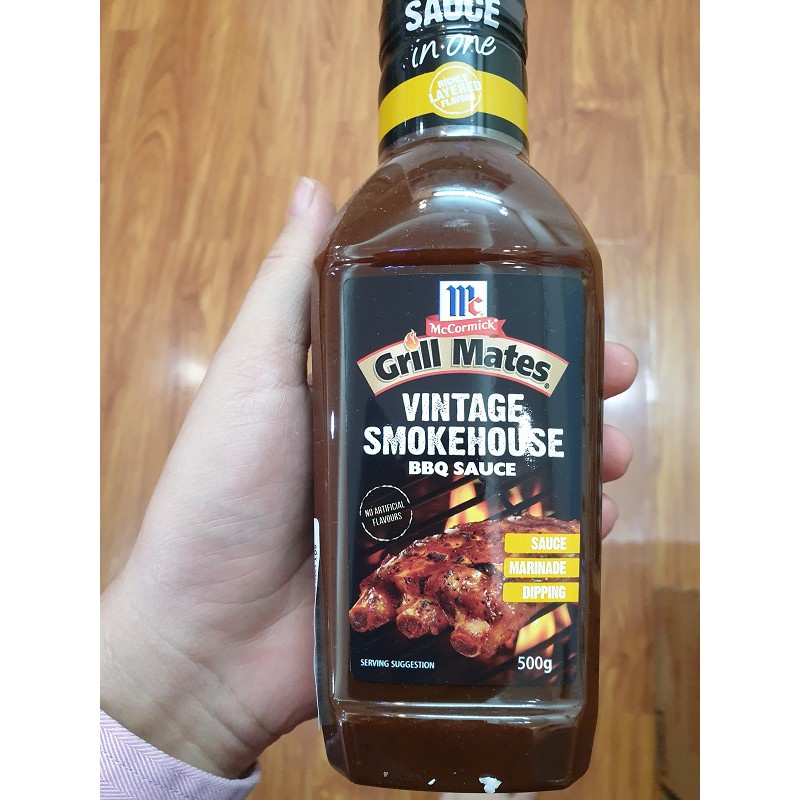 Sốt ướp BBQ đường nâu McCormick 500g