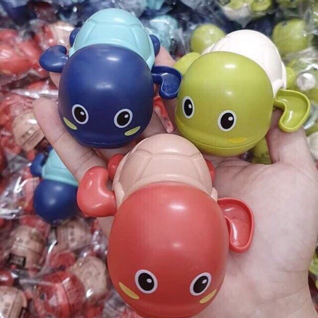 Rùa Bơi Vặn Cót Đồ Chơi Nhà Tắm Dưới Nước Thả Bồn Tắm Cho Bé Thích Thú Vận Động Vui Chơi Giải Trí