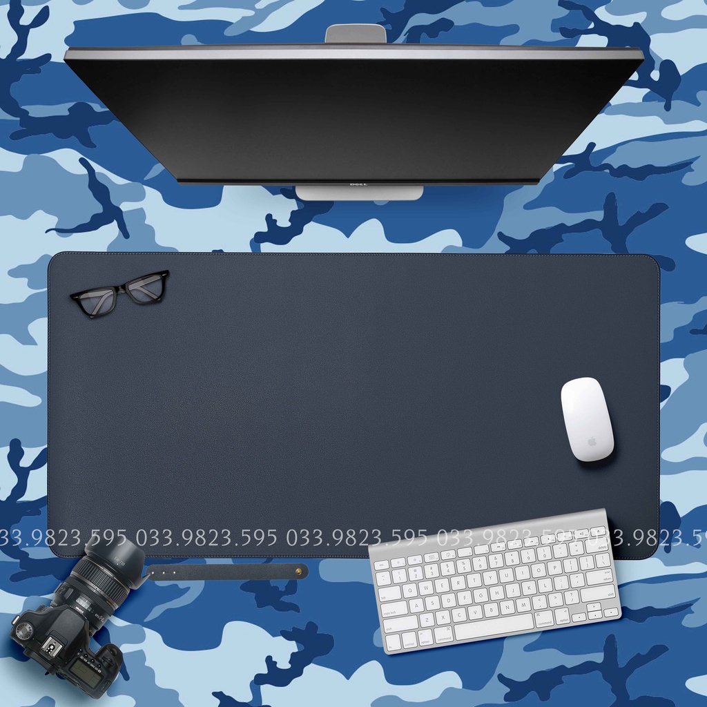 MIẾNG LÓT CHUỘT DA 2 MẶT TÍM THAN NAVY+VÀNG HOÀNG GIA(HÀNG LOẠI 1 VIP,DÙNG LÀ ƯNG)