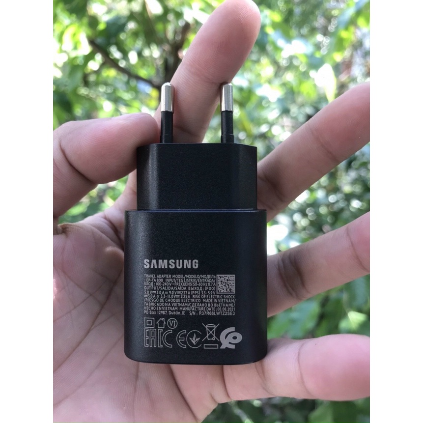 Bộ sạc nhanh Samsung 25W chính hãng Note 9, Note 10, Note 20, A71, A70, A80, A90, S20, S20+, S20 Ultra