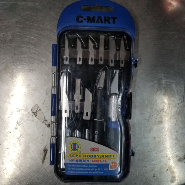 Bộ dao điêu khắc đa năng C Mart chính hãng 14 chi tiết