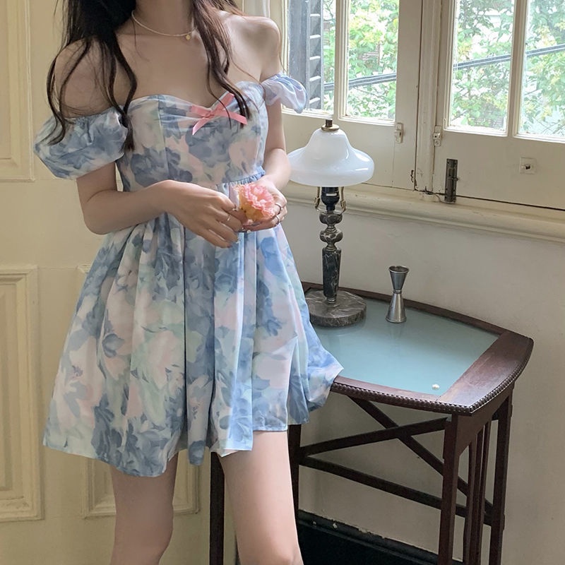 Đầm Tay Phồng Thời Trang Hàn Quốc Chất Lượng Cao