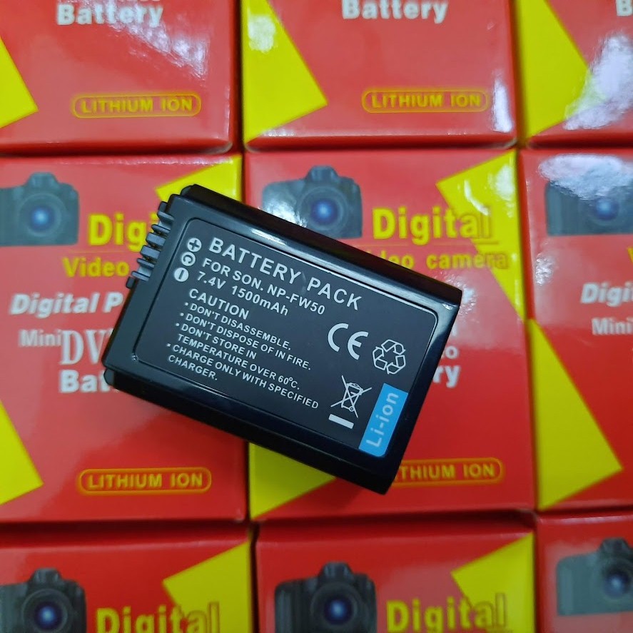 Pin máy ảnh sony FW50 dung lượng cao 1500mah dùng cho máy ảnh loại Alpha a3000, Alpha a5000, Alpha a6000, Alpha a6300