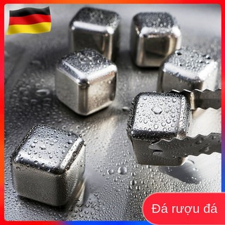 Hộp đá lạnh inox 304 Châu Âu đông nhanh nước giải khát bia whisky làm viên khuôn quầy bar đồ dùng rượu