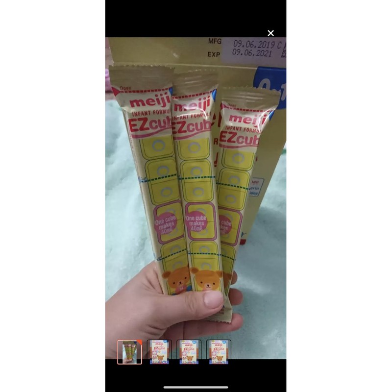 Sữa Meiji thanh nhập khẩu chính hãng 0+