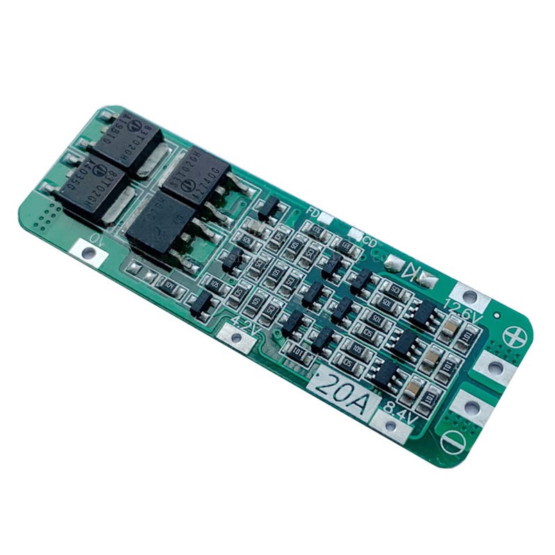3S 20A 11.1V 12V 12.6V 18650 Li-ion Bảng bảo vệ pin Lithium PCB BMS có thể khởi động động cơ khoan điện