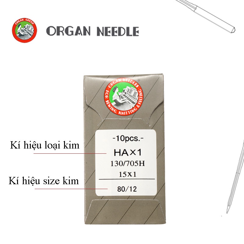 Kim máy may gia đình dùng cho các loại con bướm > máy may mini > HAx1 vĩ 5 cây