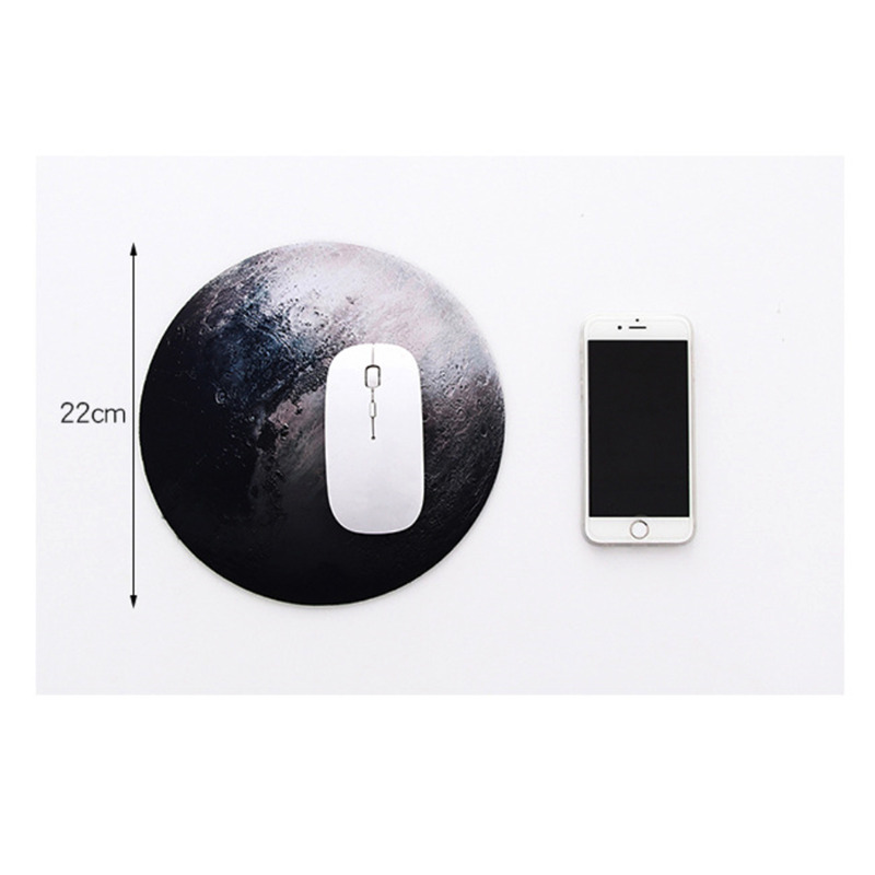 Miếng Lót Chuột Hình Tròn 22cm Chống Trượt Cho Macbook Xiaomi Lenovo