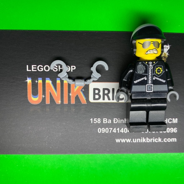 Lego UNIK BRICK Bad Cop (Mẫu 2) - Cảnh sát trong The LEGO Movie - Bộ phim về LEGO chính hãng (như hình)